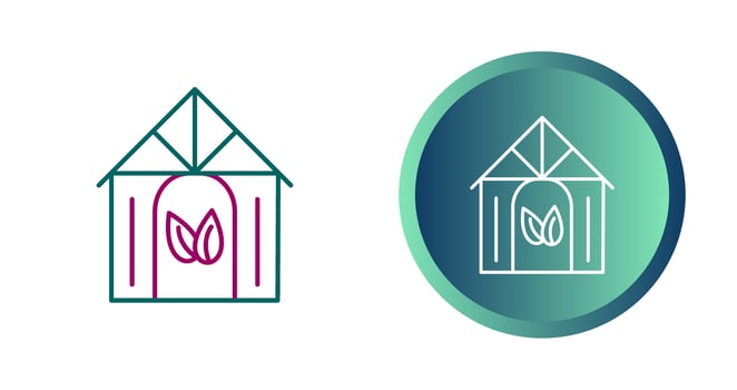 Eco friendly Building Vector Icon