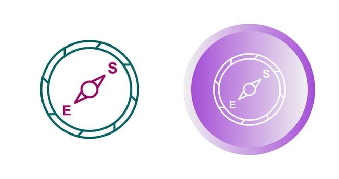 Compass Vector Icon