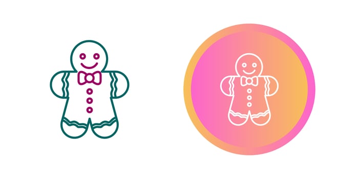 Gingerbread Vector Icon