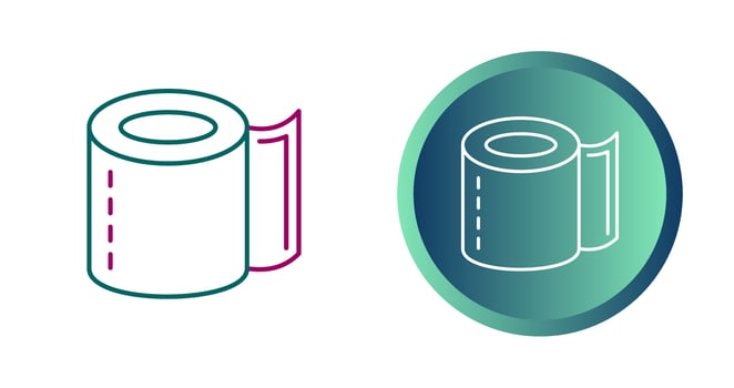 Toilet Paper Vector Icon