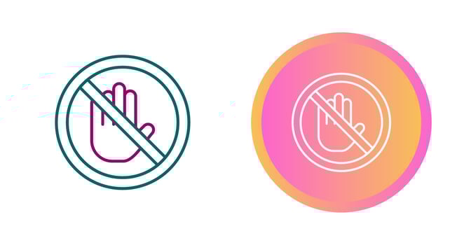 Stop Vector Icon