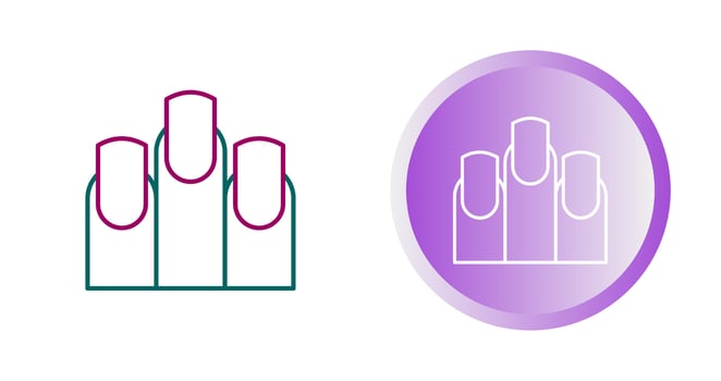 Nail Vector Icon
