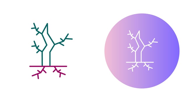 Dead Tree Vector Icon