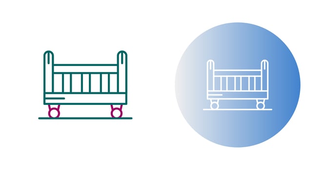 Crib Vector Icon