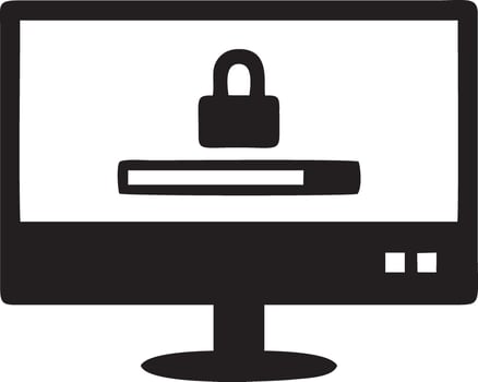 Lock security icon symbol vector image. Illustration of the key secure access system vector design. EPS 10