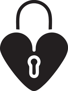 Lock security icon symbol vector image. Illustration of the key secure access system vector design. EPS 10