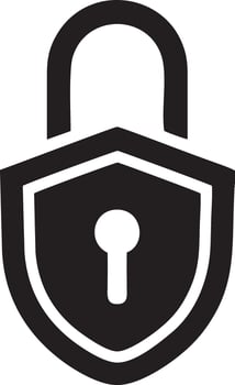 Lock security icon symbol vector image. Illustration of the key secure access system vector design. EPS 10