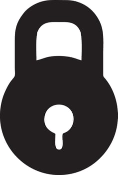 Lock security icon symbol vector image. Illustration of the key secure access system vector design. EPS 10
