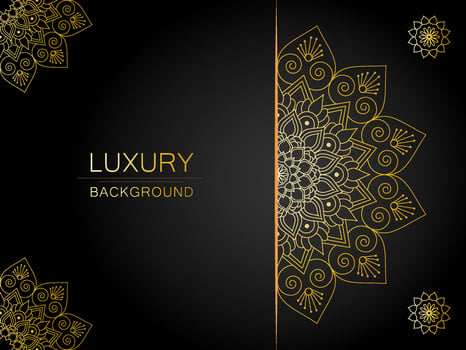 Luxury Ornamental Mandala Background Design vector