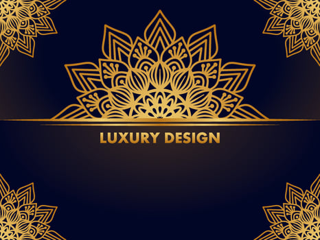 Ethnic Style Decorative for Paper Cutting Mandala Vector Background
