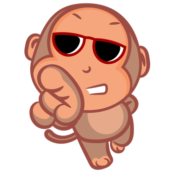 Monkey I seriously gesture png
