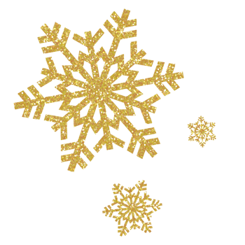 Glitter golden snowflake . Snowflake icon. Design for decorating,background, wallpaper, illustration. png
