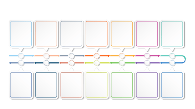 Infographic process design 14 options or steps. png
