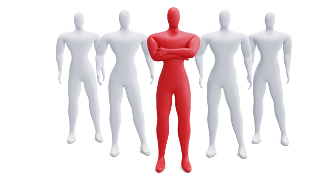 Gang Leader 3d Illustration Concept. Leadership Concept. png