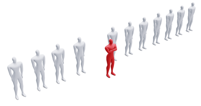 Gang Leader 3d Illustration Concept. Leadership Concept. png
