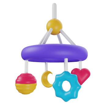 3D Crib Mobile png