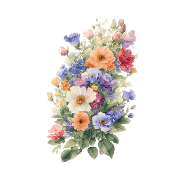 Flower bouquet clip art png