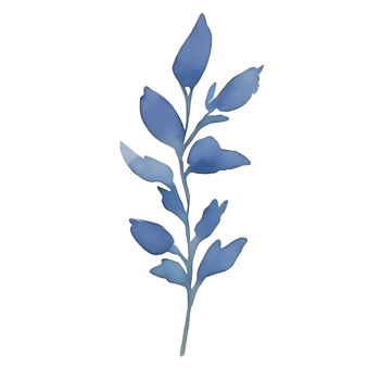 Blue flower clip art png