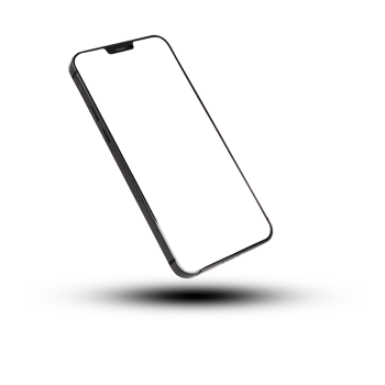 Phone white screen mockup png