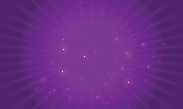 Vector purple background stars and rays