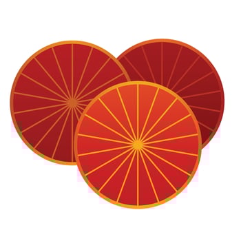 Vector realistic ornaments collection for chinese new year celebration
