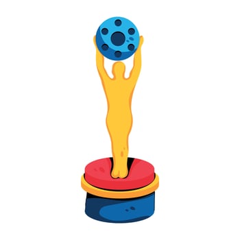 Trendy Cinema Award vector