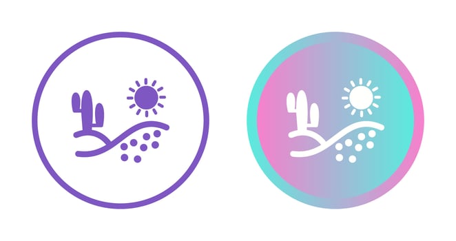 Desert Vector Icon