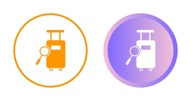 Find Luggage Vector Icon