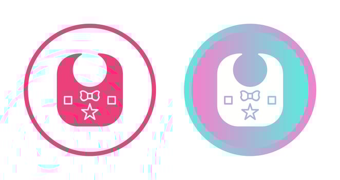 Baby Bib Vector Icon