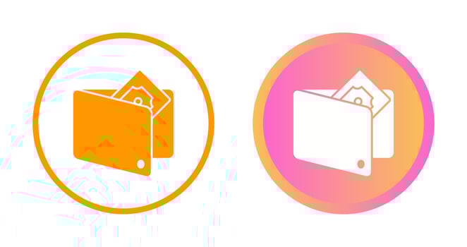 Money from Wallet Vector Icon