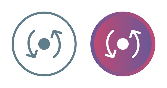 Synchronization Vector Icon