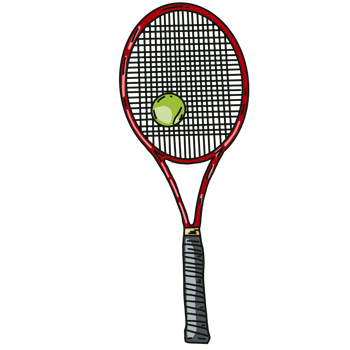 tennis racket and ball png