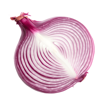 Crisp Sliced Onion, Farm Fresh Ingredient for Delectable Dishes, ai generated png
