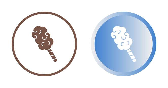 Cotton Candy Vector Icon