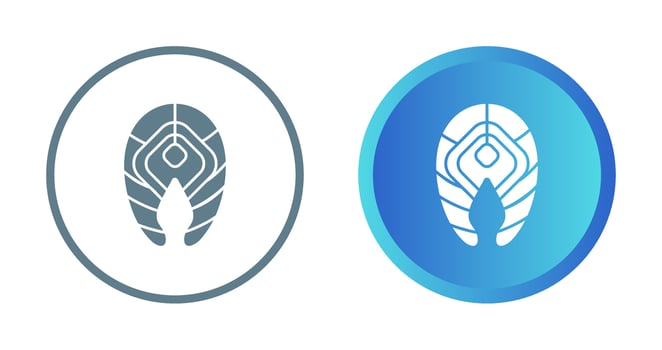 Salmon Vector Icon