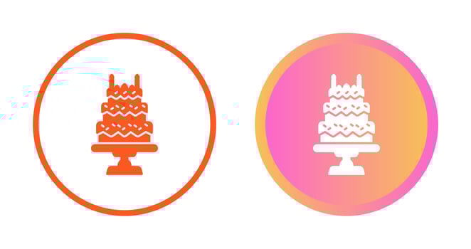 Birthday Cake Vector Icon