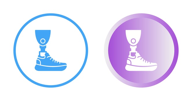 Prosthesis Vector Icon