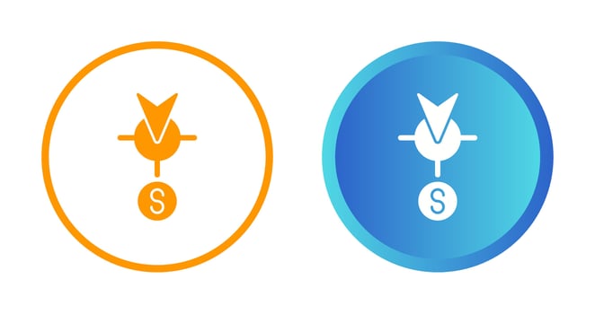 South Vector Icon