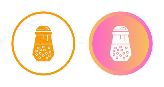 Salt Shaker Vector Icon