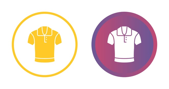 Polo Shirt Vector Icon