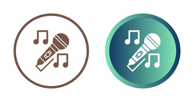Karaoke Vector Icon