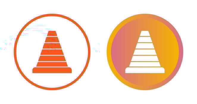 Traffic Cone Vector Icon