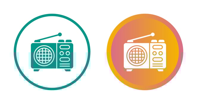 Radio Vector Icon