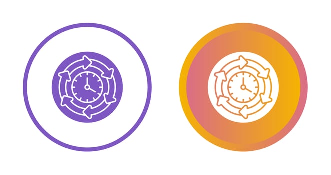 Processing Time Vector Icon