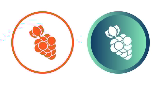 Grapes Vector Icon