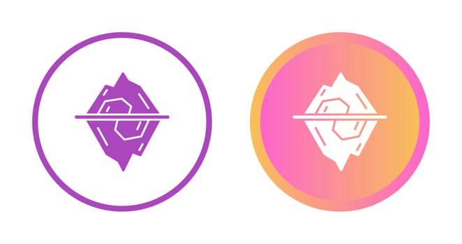 Iceberg Vector Icon