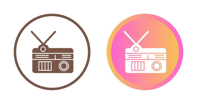 Radio Vector Icon