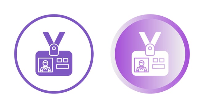 Id Card Vector Icon