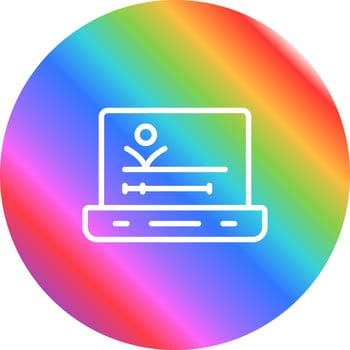 Motion Graphic Vector Icon