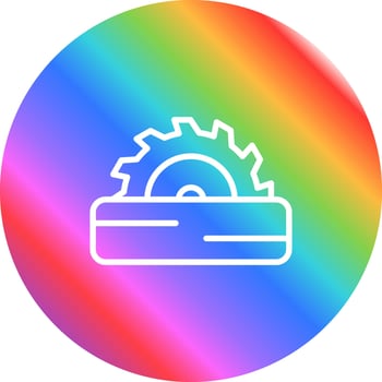 Circular saw Vector Icon